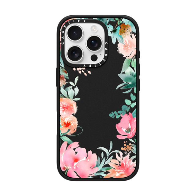 designlovefest x CASETiFY iPhone 16 Pro Case Floral,Fine Art Matte Black Impact Case MagSafe Compatible Lush Floral Watercolor Transparent by Julie Song Ink Father's Day designlovefest x CASETiFY iPhone 16 Pro Case Floral,Fine Art Matte Black Impact Case MagSafe Compatible Lush Floral Watercolor Transparent by Julie Song Ink Father's Day