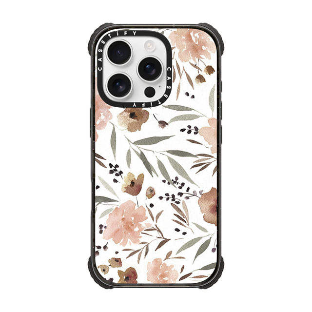 designlovefest x CASETiFY iPhone 16 Pro ケース Floral ブラック ウルトラ インパクトケース MagSafe 対応 Spring Floral Father's Day designlovefest x CASETiFY iPhone 16 Pro ケース Floral ブラック ウルトラ インパクトケース MagSafe 対応 Spring Floral Father's Day