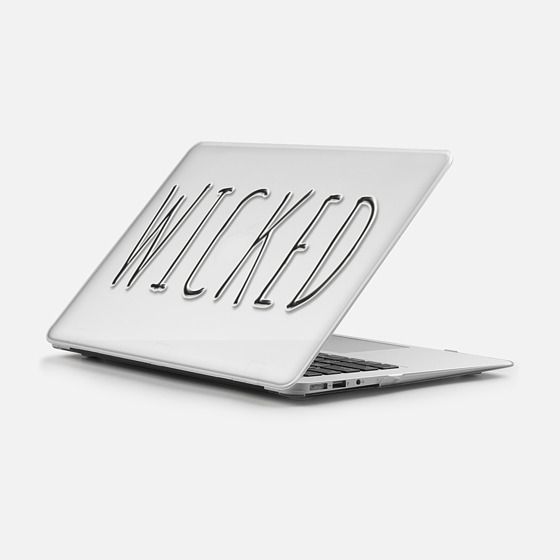 wicked clear macbook air 13 保護殼 by blue paper garden