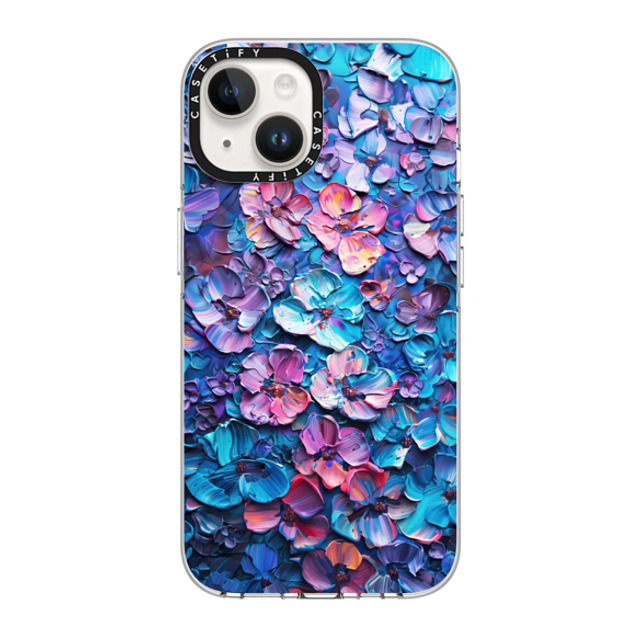 Nature Magick x CASETiFY iPhone 14 Case Clear Clear Case MagSafe Compatible Honolulu Hydrangea Floral Summer Love Nature Magick x CASETiFY iPhone 14 Case Clear Clear Case MagSafe Compatible Honolulu Hydrangea Floral Summer Love