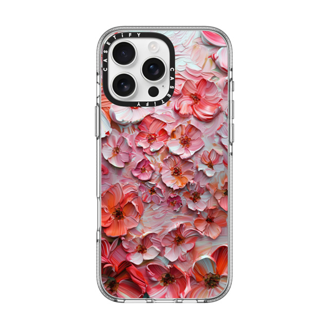 Nature Magick x CASETiFY iPhone 16 Pro Max Case クリア クリア ケース MagSafe対応 Barcelona Flower Rose Garden Mother's Day Nature Magick x CASETiFY iPhone 16 Pro Max Case クリア クリア ケース MagSafe対応 Barcelona Flower Rose Garden Mother's Day
