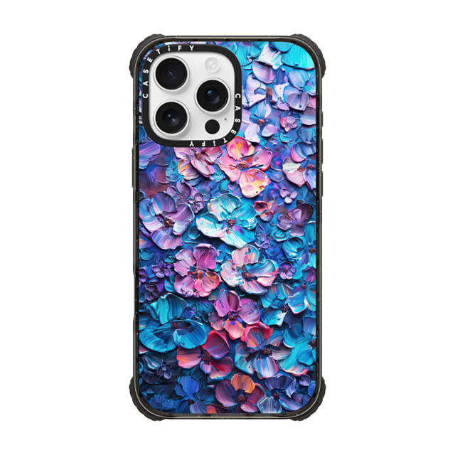 Nature Magick x CASETiFY iPhone 16 Pro Max Case Black ウルトラ インパクトケース MagSafe 対応 Honolulu Hydrangea Floral Summer Love Nature Magick x CASETiFY iPhone 16 Pro Max Case Black ウルトラ インパクトケース MagSafe 対応 Honolulu Hydrangea Floral Summer Love