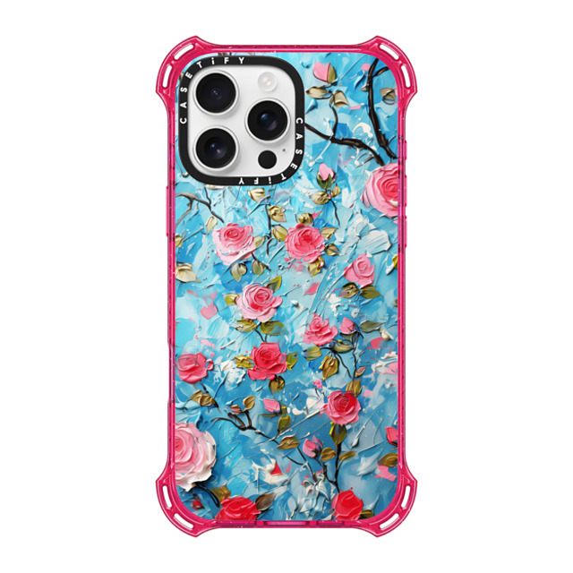 Nature Magick x CASETiFY iPhone 16 Pro Max Case プリムローズ ピンク バウンスケース Reykjavik Roses Floral Love Nature Magick x CASETiFY iPhone 16 Pro Max Case プリムローズ ピンク バウンスケース Reykjavik Roses Floral Love