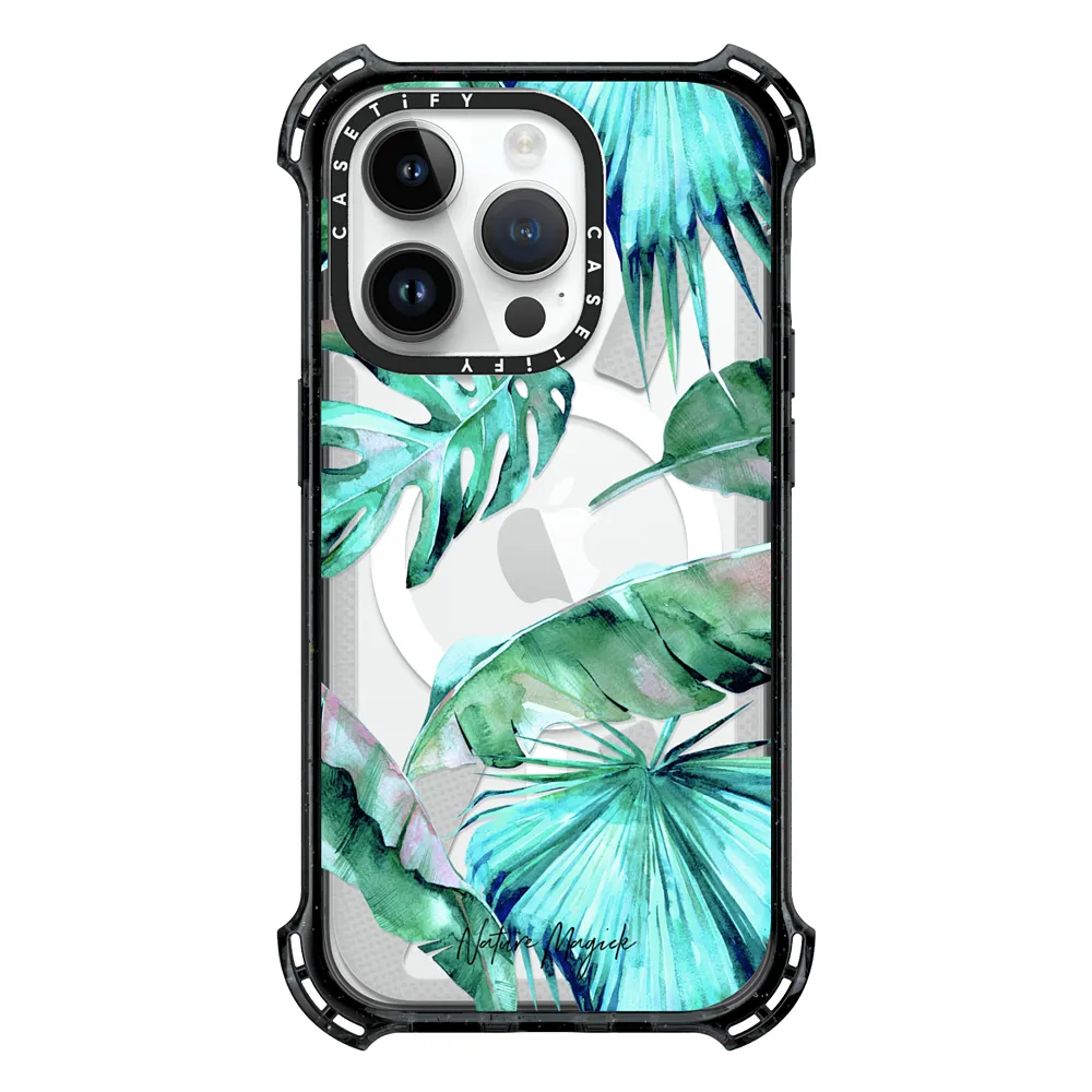 casetify モンステラ magsafe充電対応-