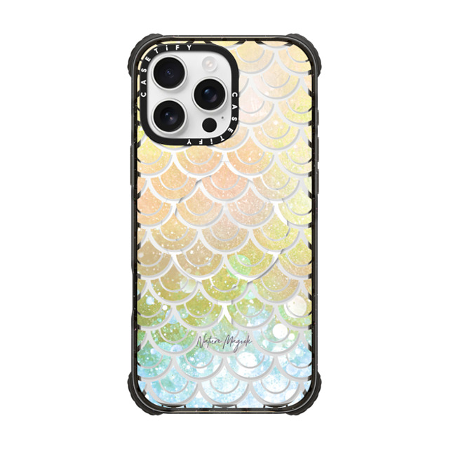 Nature Magick x CASETiFY iPhone 16 Pro Max Case Black ウルトラ インパクトケース MagSafe 対応 Mermaid Tail Ocean Sea Fish Scales Rainbow by Nature Magick Father's Day Nature Magick x CASETiFY iPhone 16 Pro Max Case Black ウルトラ インパクトケース MagSafe 対応 Mermaid Tail Ocean Sea Fish Scales Rainbow by Nature Magick Father's Day