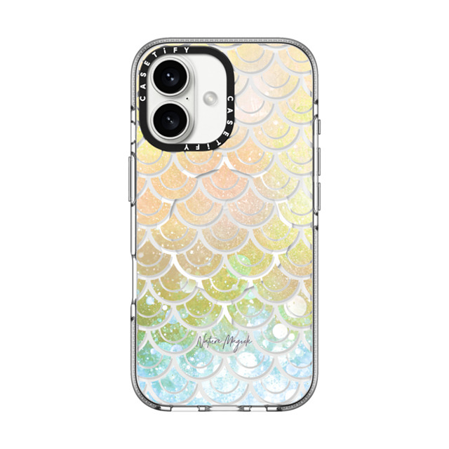 Nature Magick x CASETiFY iPhone 16 ケース クリア クリア ケース MagSafe対応 Mermaid Tail Ocean Sea Fish Scales Rainbow by Nature Magick Mother's Day Nature Magick x CASETiFY iPhone 16 ケース クリア クリア ケース MagSafe対応 Mermaid Tail Ocean Sea Fish Scales Rainbow by Nature Magick Mother's Day
