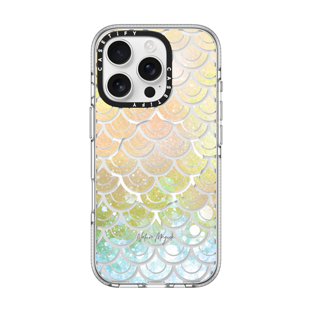 Nature Magick x CASETiFY iPhone 16 Pro Case Clear Clear Case MagSafe Compatible Mermaid Tail Ocean Sea Fish Scales Rainbow by Nature Magick Father's Day Nature Magick x CASETiFY iPhone 16 Pro Case Clear Clear Case MagSafe Compatible Mermaid Tail Ocean Sea Fish Scales Rainbow by Nature Magick Father's Day