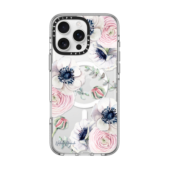 Nature Magick x CASETiFY iPhone 16 Pro Max Case Floral Clear Clear Case MagSafe Compatible Blossom Love by Nature Magick - Clear Case Mother's Day Nature Magick x CASETiFY iPhone 16 Pro Max Case Floral Clear Clear Case MagSafe Compatible Blossom Love by Nature Magick - Clear Case Mother's Day