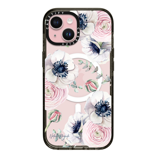 Nature Magick x CASETiFY iPhone 15 Case Floral Black Impact Case MagSafe Compatible Blossom Love by Nature Magick - Clear Case Mother's Day Nature Magick x CASETiFY iPhone 15 Case Floral Black Impact Case MagSafe Compatible Blossom Love by Nature Magick - Clear Case Mother's Day