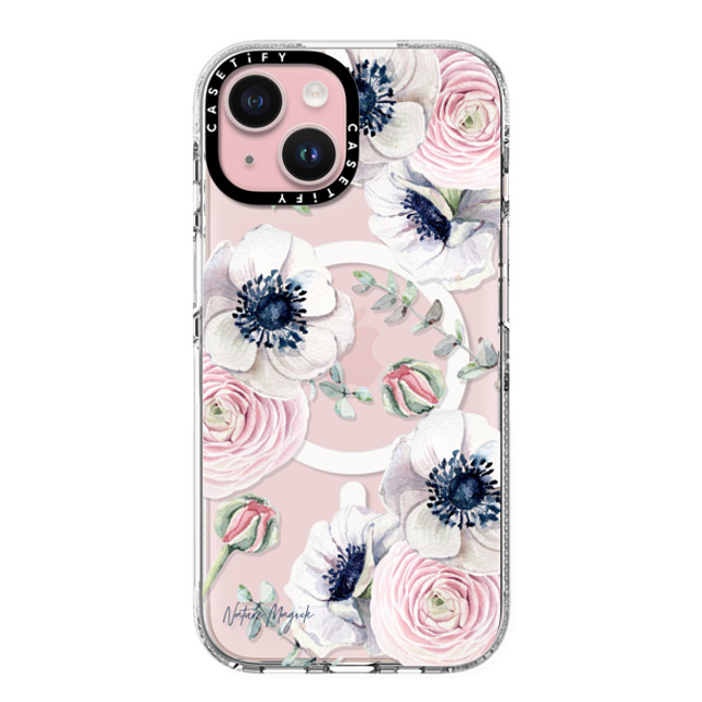 Nature Magick x CASETiFY iPhone 15 Case Floral Clear Clear Case MagSafe Compatible Blossom Love by Nature Magick - Clear Case Mother's Day Nature Magick x CASETiFY iPhone 15 Case Floral Clear Clear Case MagSafe Compatible Blossom Love by Nature Magick - Clear Case Mother's Day