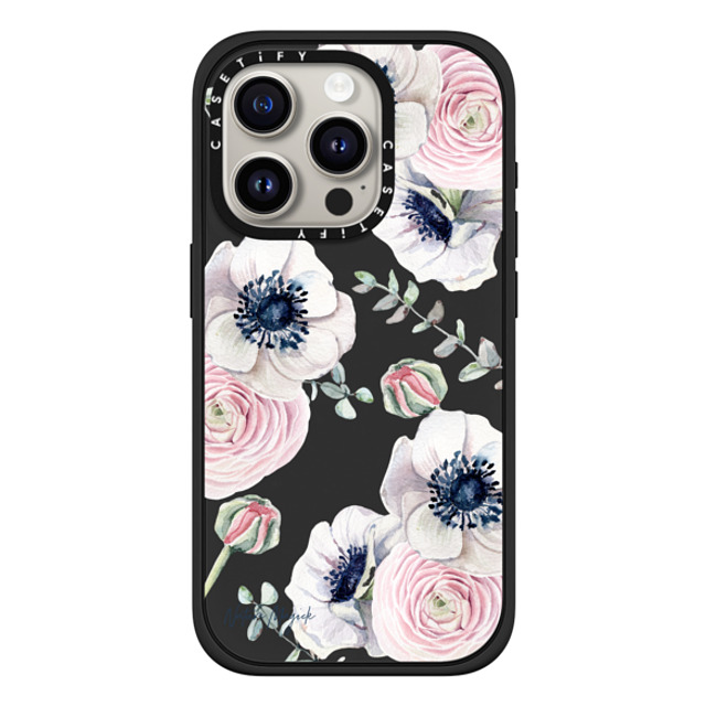 Nature Magick x CASETiFY iPhone 15 Pro Case Floral マットブラック Impact Case MagSafe Compatible Blossom Love by Nature Magick - Clear Case Mother's Day Nature Magick x CASETiFY iPhone 15 Pro Case Floral マットブラック Impact Case MagSafe Compatible Blossom Love by Nature Magick - Clear Case Mother's Day