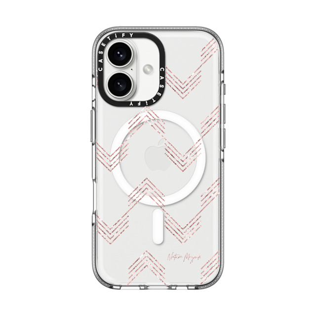 Nature Magick x CASETiFY iPhone 16 ケース クリア クリア ケース MagSafe対応 Deconstructed Chevron Pink by Nature Magick Back to School Nature Magick x CASETiFY iPhone 16 ケース クリア クリア ケース MagSafe対応 Deconstructed Chevron Pink by Nature Magick Back to School