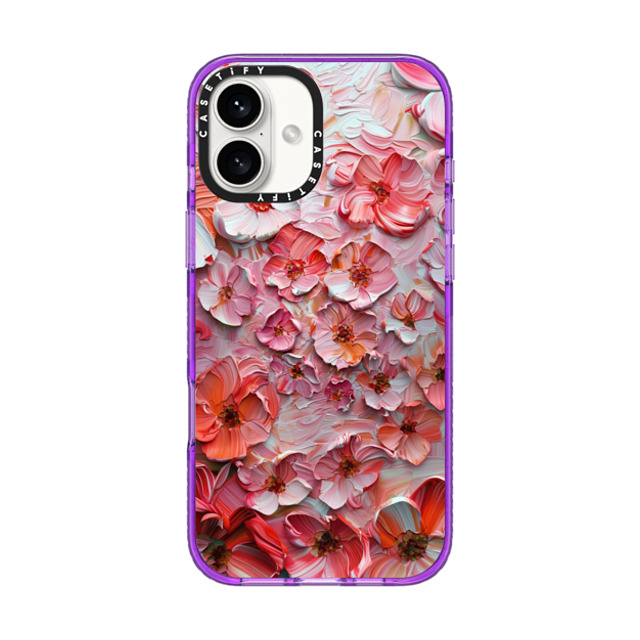 Nature Magick x CASETiFY iPhone 16 Plus Case パープル Impact Case Barcelona Flower Rose Garden Nature Magick x CASETiFY iPhone 16 Plus Case パープル Impact Case Barcelona Flower Rose Garden