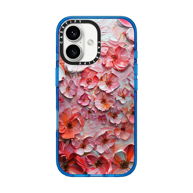 Nature Magick x CASETiFY iPhone 16 Case スカイブルー Impact Case MagSafe Compatible Barcelona Flower Rose Garden Nature Magick x CASETiFY iPhone 16 Case スカイブルー Impact Case MagSafe Compatible Barcelona Flower Rose Garden