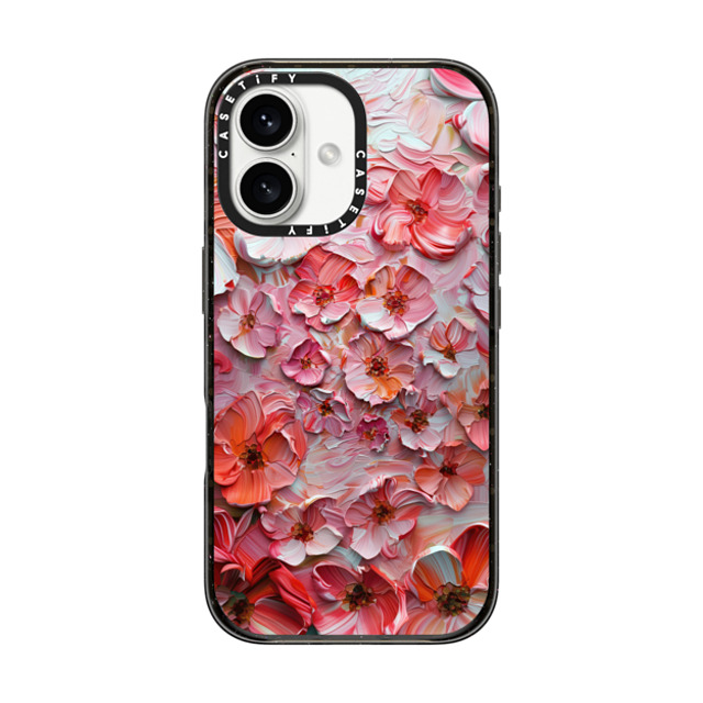 Nature Magick x CASETiFY iPhone 16 ケース ブラック インパクトケース Barcelona Flower Rose Garden Father's Day Nature Magick x CASETiFY iPhone 16 ケース ブラック インパクトケース Barcelona Flower Rose Garden Father's Day