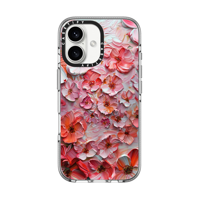 Nature Magick x CASETiFY iPhone 16 Case クリア クリア ケース MagSafe対応 Barcelona Flower Rose Garden Mother's Day Nature Magick x CASETiFY iPhone 16 Case クリア クリア ケース MagSafe対応 Barcelona Flower Rose Garden Mother's Day