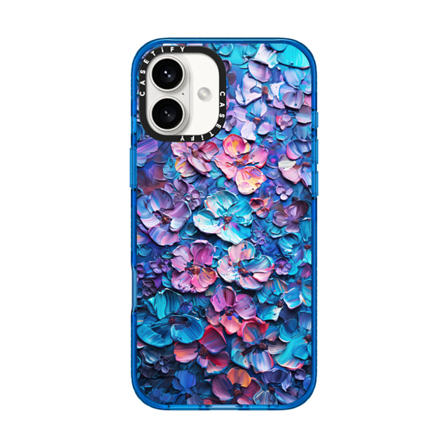 Nature Magick x CASETiFY iPhone 16 Plus Case スカイブルー Impact Case MagSafe Compatible Honolulu Hydrangea Floral Summer Love Mother's Day Nature Magick x CASETiFY iPhone 16 Plus Case スカイブルー Impact Case MagSafe Compatible Honolulu Hydrangea Floral Summer Love Mother's Day