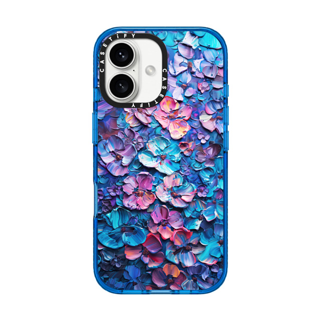 Nature Magick x CASETiFY iPhone 16 Case スカイブルー Impact Case MagSafe Compatible Honolulu Hydrangea Floral Summer Love Mother's Day Nature Magick x CASETiFY iPhone 16 Case スカイブルー Impact Case MagSafe Compatible Honolulu Hydrangea Floral Summer Love Mother's Day
