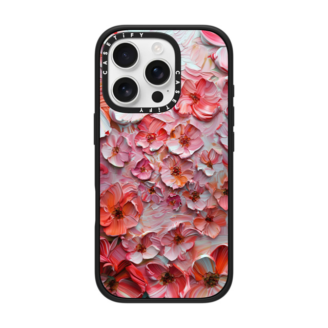 Nature Magick x CASETiFY iPhone 16 Pro Case マットブラック インパクトケース MagSafe対応 Barcelona Flower Rose Garden Mother's Day Nature Magick x CASETiFY iPhone 16 Pro Case マットブラック インパクトケース MagSafe対応 Barcelona Flower Rose Garden Mother's Day