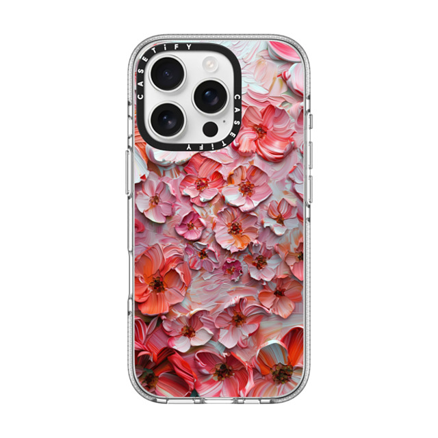 Nature Magick x CASETiFY iPhone 16 Pro Case クリア クリア ケース MagSafe対応 Barcelona Flower Rose Garden Mother's Day Nature Magick x CASETiFY iPhone 16 Pro Case クリア クリア ケース MagSafe対応 Barcelona Flower Rose Garden Mother's Day