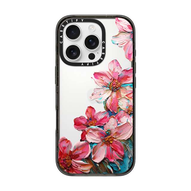 Nature Magick x CASETiFY iPhone 16 Pro Case Black インパクトケース Lisbon Love Summer Flowers Clear Back to School Nature Magick x CASETiFY iPhone 16 Pro Case Black インパクトケース Lisbon Love Summer Flowers Clear Back to School