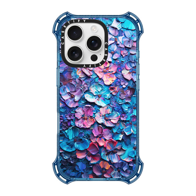Nature Magick x CASETiFY iPhone 16 Pro Case ベイビーブルー バウンスケース Honolulu Hydrangea Floral Summer Love Nature Magick x CASETiFY iPhone 16 Pro Case ベイビーブルー バウンスケース Honolulu Hydrangea Floral Summer Love