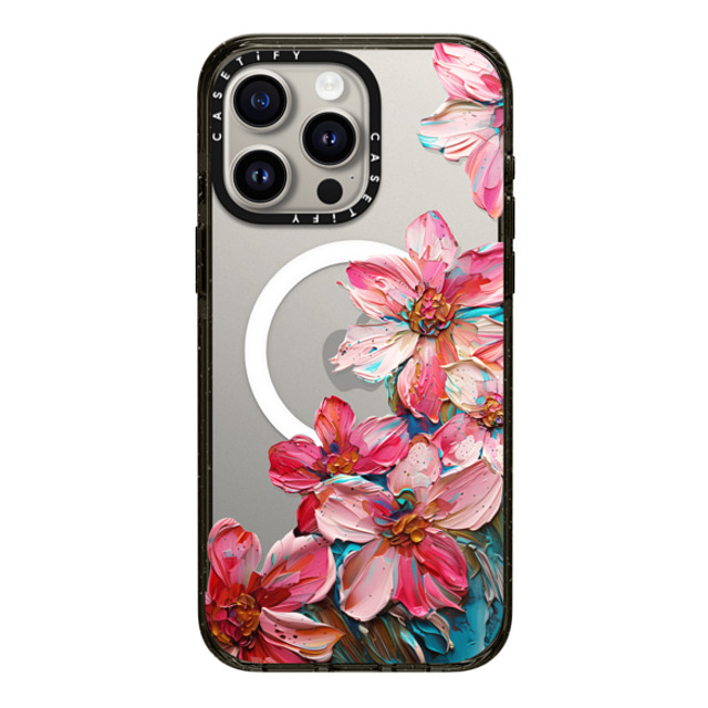 Nature Magick x CASETiFY iPhone 15 Pro Max Case Black Impact Case MagSafe Compatible Lisbon Love Summer Flowers Clear Back to School Nature Magick x CASETiFY iPhone 15 Pro Max Case Black Impact Case MagSafe Compatible Lisbon Love Summer Flowers Clear Back to School