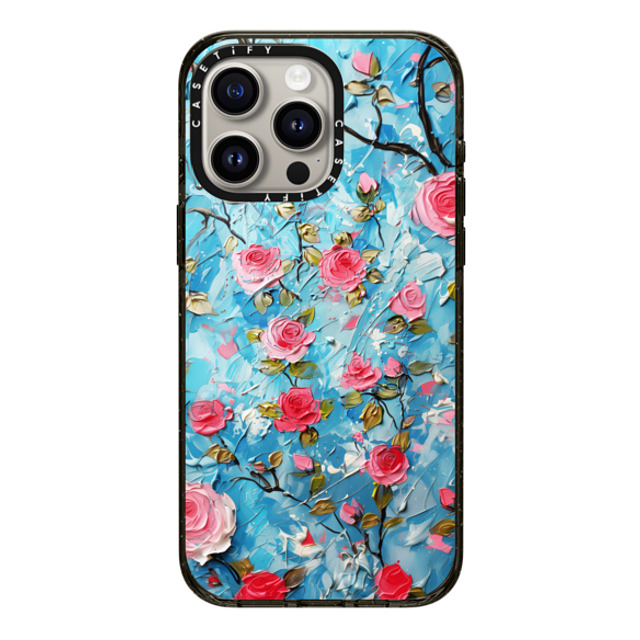 Nature Magick x CASETiFY iPhone 15 Pro Max ケース ブラック インパクトケース MagSafe対応 Reykjavik Roses Floral Love Father's Day Nature Magick x CASETiFY iPhone 15 Pro Max ケース ブラック インパクトケース MagSafe対応 Reykjavik Roses Floral Love Father's Day