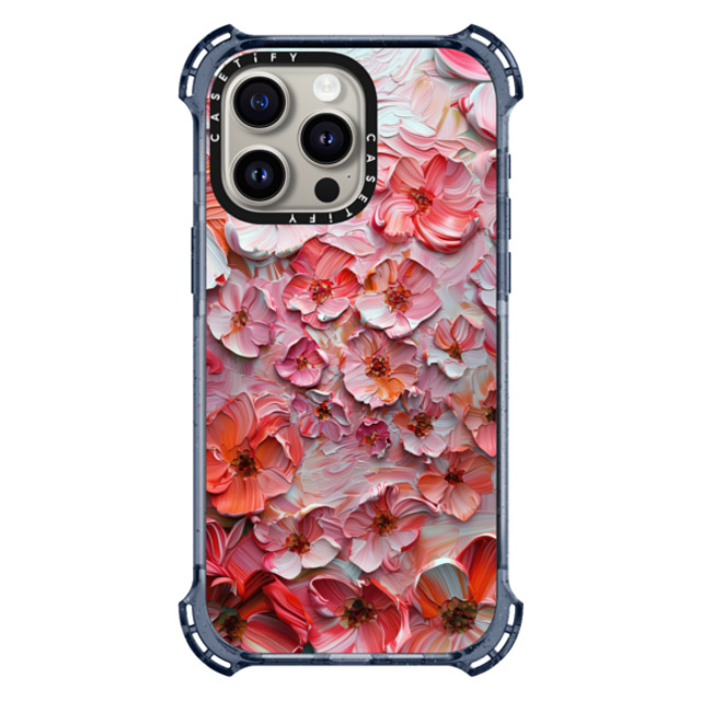 Nature Magick x CASETiFY iPhone 15 Pro Max ケース Classic Blue バウンスケース Barcelona Flower Rose Garden Mother's Day Nature Magick x CASETiFY iPhone 15 Pro Max ケース Classic Blue バウンスケース Barcelona Flower Rose Garden Mother's Day
