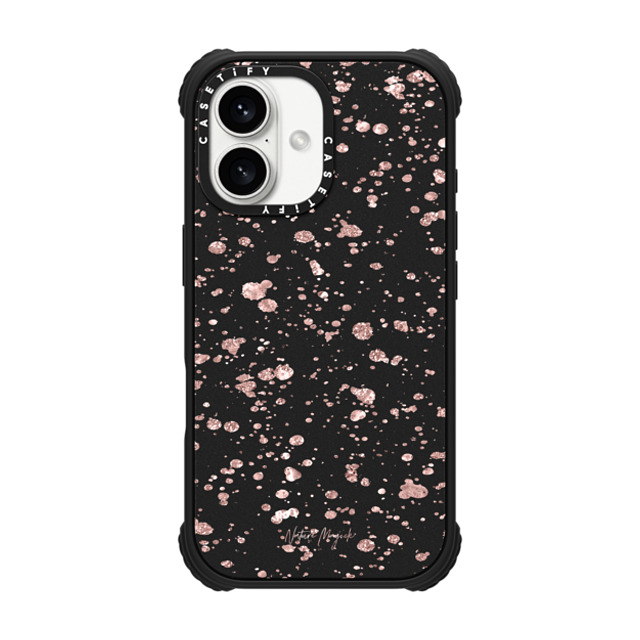 Nature Magick x CASETiFY iPhone 16 Case Matte Black ウルトラ インパクトケース MagSafe 対応 Glittery Pink Dots by Nature Magick Nature Magick x CASETiFY iPhone 16 Case Matte Black ウルトラ インパクトケース MagSafe 対応 Glittery Pink Dots by Nature Magick