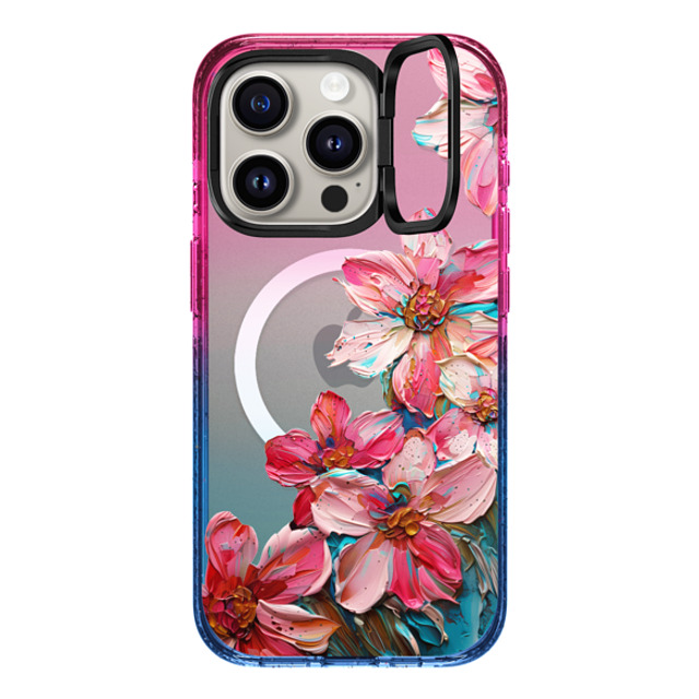 Nature Magick x CASETiFY iPhone 15 Pro Case Cotton Candy インパクトリングスタンドケース MagSafe対応 Lisbon Love Summer Flowers Clear Nature Magick x CASETiFY iPhone 15 Pro Case Cotton Candy インパクトリングスタンドケース MagSafe対応 Lisbon Love Summer Flowers Clear