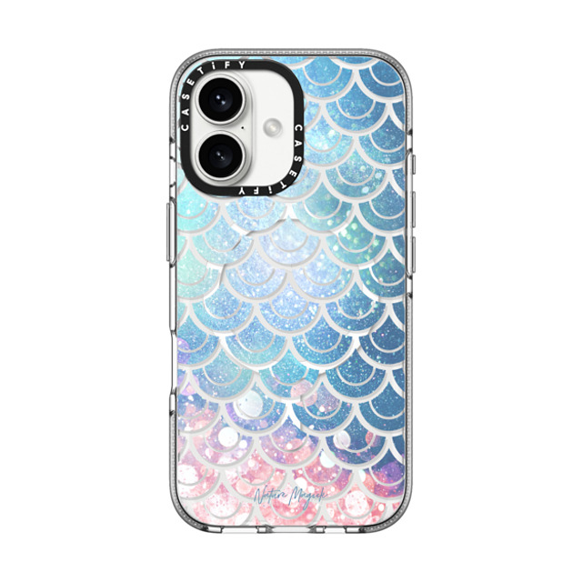 Nature Magick x CASETiFY iPhone 16 ケース クリア クリア ケース MagSafe対応 Mermaid Tail by Nature Magick - Pink Turquoise Teal Transparent Father's Day Nature Magick x CASETiFY iPhone 16 ケース クリア クリア ケース MagSafe対応 Mermaid Tail by Nature Magick - Pink Turquoise Teal Transparent Father's Day