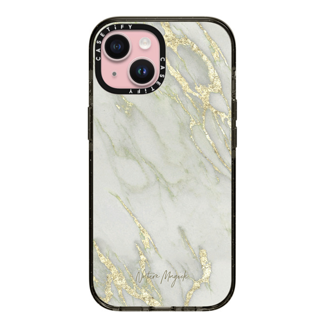 Nature Magick x CASETiFY iPhone 15 Case Black インパクトケース Gold Marble by Nature Magick - Golden White Agate Mother's Day Nature Magick x CASETiFY iPhone 15 Case Black インパクトケース Gold Marble by Nature Magick - Golden White Agate Mother's Day