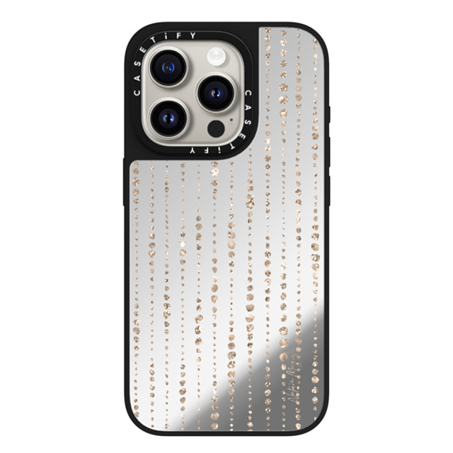 Nature Magick x CASETiFY iPhone 15 Pro Case Silver on Black ミラーケース MagSafe対応 Brinley by Nature Magick - Gold Glitter + Clear Nature Magick x CASETiFY iPhone 15 Pro Case Silver on Black ミラーケース MagSafe対応 Brinley by Nature Magick - Gold Glitter + Clear