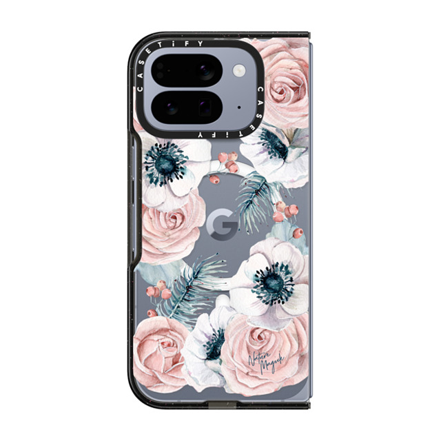 Nature Magick x CASETiFY Pixel 10 Pro Fold P[X Floral,Christmas ubN Impact Magnetic Case Winter Blossom Love by Nature Magick