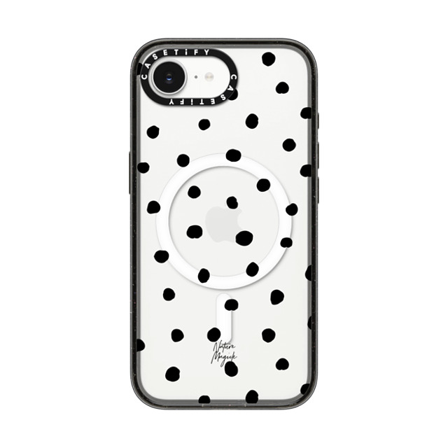 Nature Magick x CASETiFY iPhone 16e ケース ブラック インパクトケース MagSafe対応 Pretty Dot by Nature Magick - Black + Clear Back to School Nature Magick x CASETiFY iPhone 16e ケース ブラック インパクトケース MagSafe対応 Pretty Dot by Nature Magick - Black + Clear Back to School