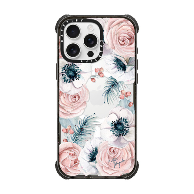 Nature Magick x CASETiFY iPhone 16 Pro Max ケース Floral,Christmas ブラック ウルトラ インパクトケース MagSafe 対応 Winter Blossom Love by Nature Magick Father's Day Nature Magick x CASETiFY iPhone 16 Pro Max ケース Floral,Christmas ブラック ウルトラ インパクトケース MagSafe 対応 Winter Blossom Love by Nature Magick Father's Day