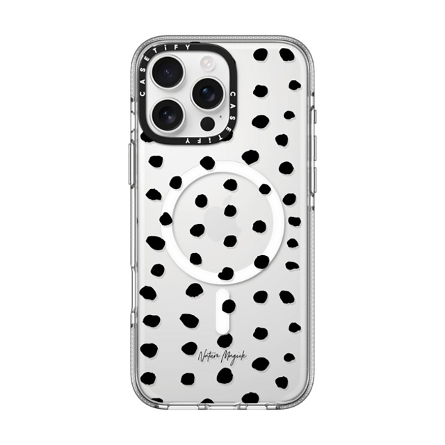 Nature Magick x CASETiFY iPhone 16 Pro Max Case Clear Clear Case MagSafe Compatible Ink Dot by Nature Magick - Black + Clear Mother's Day Nature Magick x CASETiFY iPhone 16 Pro Max Case Clear Clear Case MagSafe Compatible Ink Dot by Nature Magick - Black + Clear Mother's Day