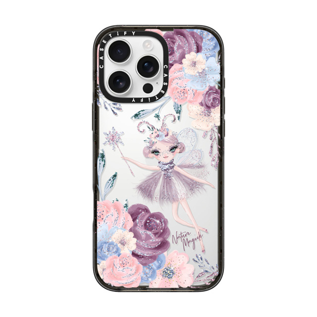 Nature Magick x CASETiFY iPhone 16 Pro Max ケース Floral,Cartoon ブラック インパクトケース Winter Fairy Garden Floral by Nature Magick Back to School Nature Magick x CASETiFY iPhone 16 Pro Max ケース Floral,Cartoon ブラック インパクトケース Winter Fairy Garden Floral by Nature Magick Back to School