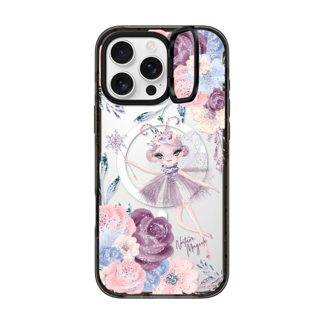 Nature Magick x CASETiFY iPhone 16 Pro Max Case Floral,Cartoon Black インパクトリングスタンドケース MagSafe対応 Winter Fairy Garden Floral by Nature Magick Father's Day Nature Magick x CASETiFY iPhone 16 Pro Max Case Floral,Cartoon Black インパクトリングスタンドケース MagSafe対応 Winter Fairy Garden Floral by Nature Magick Father's Day