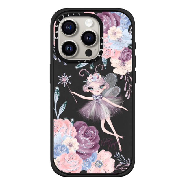 Nature Magick x CASETiFY iPhone 15 Pro Case Floral,Cartoon Matte Black Impact Case MagSafe Compatible Winter Fairy Garden Floral by Nature Magick Back to School Nature Magick x CASETiFY iPhone 15 Pro Case Floral,Cartoon Matte Black Impact Case MagSafe Compatible Winter Fairy Garden Floral by Nature Magick Back to School