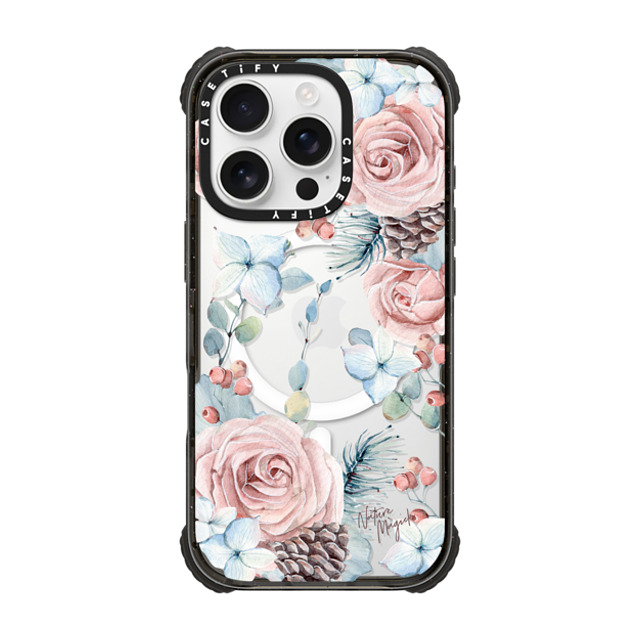 Nature Magick x CASETiFY iPhone 16 Pro Case Black ウルトラ インパクトケース MagSafe 対応 Winter Woods Roses in the Forest by Nature Magick Nature Magick x CASETiFY iPhone 16 Pro Case Black ウルトラ インパクトケース MagSafe 対応 Winter Woods Roses in the Forest by Nature Magick