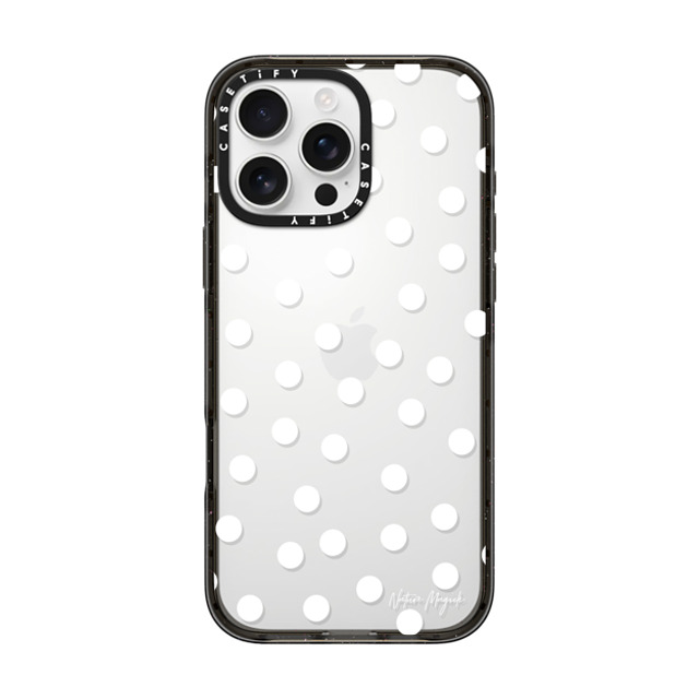 Nature Magick x CASETiFY iPhone 16 Pro Max Case ブラック インパクトケース Confetti by Nature Magick - White + Clear Mother's Day Nature Magick x CASETiFY iPhone 16 Pro Max Case ブラック インパクトケース Confetti by Nature Magick - White + Clear Mother's Day
