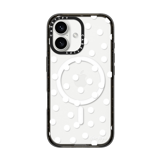 Nature Magick x CASETiFY iPhone 16 ケース ブラック インパクトケース MagSafe対応 Confetti by Nature Magick - White + Clear Father's Day Nature Magick x CASETiFY iPhone 16 ケース ブラック インパクトケース MagSafe対応 Confetti by Nature Magick - White + Clear Father's Day