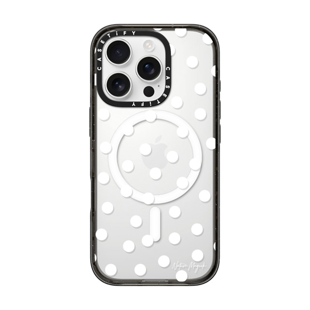 Nature Magick x CASETiFY iPhone 16 Pro Case Black Impact Case MagSafe Compatible Confetti by Nature Magick - White + Clear Back to School Nature Magick x CASETiFY iPhone 16 Pro Case Black Impact Case MagSafe Compatible Confetti by Nature Magick - White + Clear Back to School