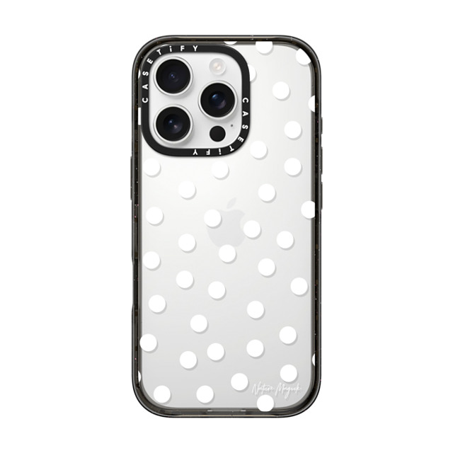 Nature Magick x CASETiFY iPhone 16 Pro Case Black インパクトケース Confetti by Nature Magick - White + Clear Back to School Nature Magick x CASETiFY iPhone 16 Pro Case Black インパクトケース Confetti by Nature Magick - White + Clear Back to School