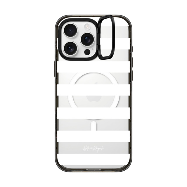 Nature Magick x CASETiFY iPhone 16 Pro Max Case Black インパクトリングスタンドケース MagSafe対応 Simply Striped by Nature Magick - White + Clear Back to School Nature Magick x CASETiFY iPhone 16 Pro Max Case Black インパクトリングスタンドケース MagSafe対応 Simply Striped by Nature Magick - White + Clear Back to School