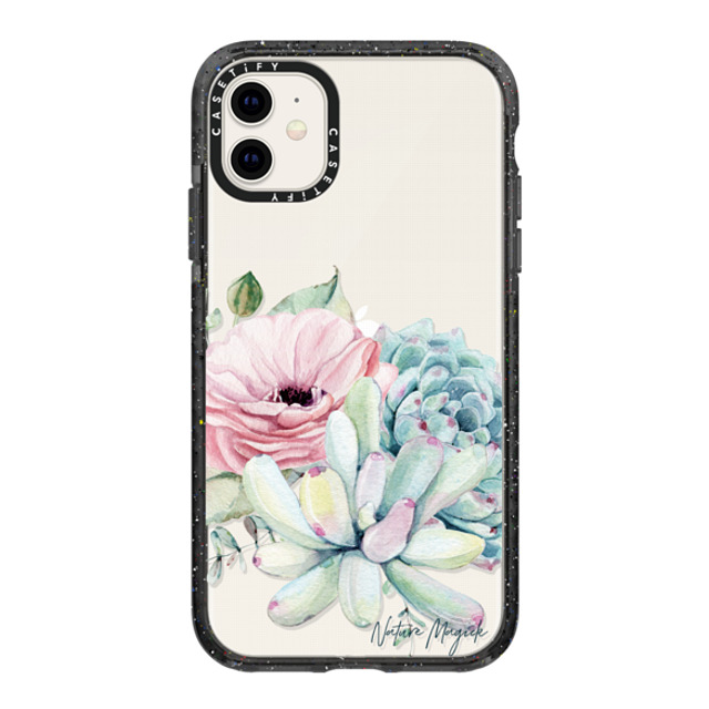 Nature Magick x CASETiFY iPhone 11 Case Black Impact Case Simply Succulents by Nature Magick Nature Magick x CASETiFY iPhone 11 Case Black Impact Case Simply Succulents by Nature Magick