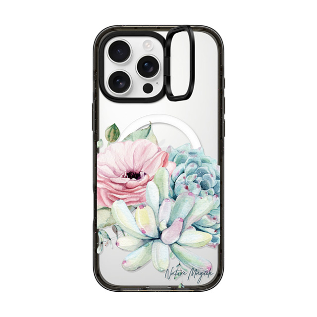 Nature Magick x CASETiFY iPhone 16 Pro Max Case Black インパクトリングスタンドケース MagSafe対応 Simply Succulents by Nature Magick Nature Magick x CASETiFY iPhone 16 Pro Max Case Black インパクトリングスタンドケース MagSafe対応 Simply Succulents by Nature Magick