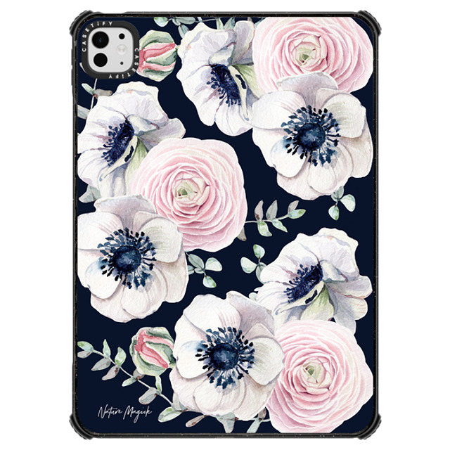 "Nature Magick x CASETiFY iPad Pro 11" (M4) Floral Black iPad インパクト ケース Navy Blossom Love by Nature Magick Back to School" "Nature Magick x CASETiFY iPad Pro 11" (M4) Floral Black iPad インパクト ケース Navy Blossom Love by Nature Magick Back to School"